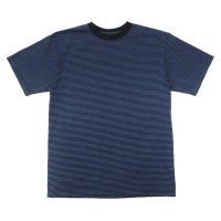 Good On（グッドオン）Mini Stripe Short Sleeve Crew Neck Tee（ミニストライプショートスリーブクルーネックTシャツ） / DEEP LAGOON（ディープラグーン）