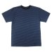 画像1: Good On（グッドオン）Mini Stripe Short Sleeve Crew Neck Tee（ミニストライプショートスリーブクルーネックTシャツ） / DEEP LAGOON（ディープラグーン） (1)