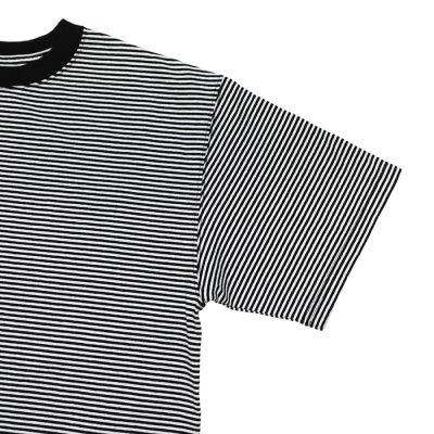 画像4: Good On（グッドオン）Mini Stripe Short Sleeve Crew Neck Tee（ミニストライプショートスリーブクルーネックTシャツ） / White（ホワイト）