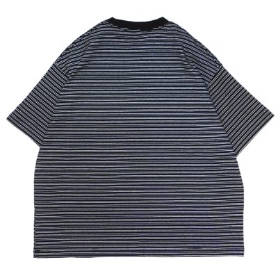 画像2: EVCON（エビコン）BORDER WIDE S/S TEE（ボーダーワイドショートスリーブTシャツ） / Black（ブラック）