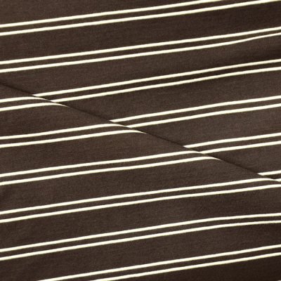 画像6: KAPTAIN SUNSHINE（キャプテンサンシャイン）Hard Twisted Stripe Jersey SS Tee（ハードツイステッドストライプジャージーショートスリーブTee）"HARD TWISTED COTTON BORDER JERSEY" / Brown Wide Stripe（ブラウンワイドストライプ）