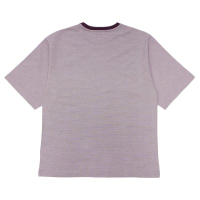 画像2: KAPTAIN SUNSHINE（キャプテンサンシャイン）Hard Twisted Stripe Jersey SS Tee（ハードツイステッドストライプジャージーショートスリーブTee）"HARD TWISTED COTTON BORDER JERSEY" / Grey Multi Stripe（グレーマルチストライプ）