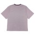 画像2: KAPTAIN SUNSHINE（キャプテンサンシャイン）Hard Twisted Stripe Jersey SS Tee（ハードツイステッドストライプジャージーショートスリーブTee）"HARD TWISTED COTTON BORDER JERSEY" / Grey Multi Stripe（グレーマルチストライプ） (2)