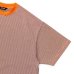 画像4: EVCON（エビコン）MARCERIZATION BORDER WIDE S/S TEE（マーセリゼーションボーダーワイドショートスリーブTシャツ） / ORANGE（オレンジ） (4)