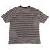 画像2: felco（フェルコ） S/S Crew Pocket Tee（S/SクルーポケットTシャツ）”OLD PAPER STRIPE" / Blue Beige×Black Stripe（ブルーベージュ×ブラックストライプ） (2)
