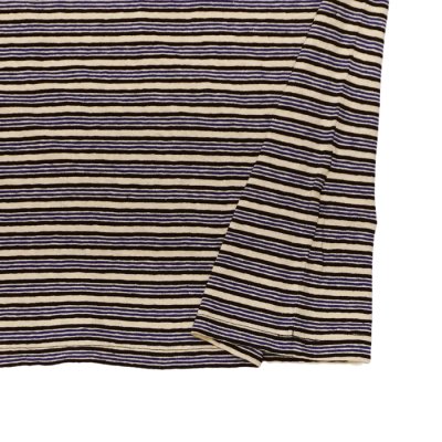 画像5: felco（フェルコ） S/S Crew Pocket Tee（S/SクルーポケットTシャツ）”OLD PAPER STRIPE" / Blue Beige×Black Stripe（ブルーベージュ×ブラックストライプ）