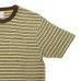 画像4: felco（フェルコ） S/S Crew Pocket Tee（S/SクルーポケットTシャツ）”OLD PAPER STRIPE" / Green Beige×Olive Stripe（グリーンベージュ×オリーブストライプ） (4)