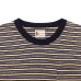 画像3: felco（フェルコ） S/S Crew Pocket Tee（S/SクルーポケットTシャツ）”OLD PAPER STRIPE" / Blue Beige×Black Stripe（ブルーベージュ×ブラックストライプ） (3)