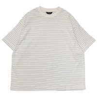 EVCON（エビコン）BORDER WIDE S/S TEE（ボーダーワイドショートスリーブTシャツ） / Ivory（アイボリー）
