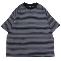 EVCON（エビコン）BORDER WIDE S/S TEE（ボーダーワイドショートスリーブTシャツ） / Black（ブラック）