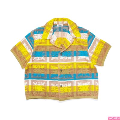 画像1: COOHEM（コーヘン）W's HAWAIIAN QUILT KNIT SHIRT（ウィメンズ ハワイアンキルトニットシャツ）/ Multi（マルチ）