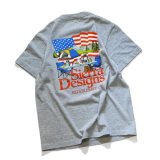※Exclusive※ SIERRA DESIGNS（シエラデザインズ）AMERICAN CAMPING STYLE T-SHIRT S/S（アメリカンキャンピングスタイルTシャツ） / Grey（グレー）