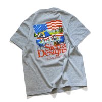 ※Exclusive※ SIERRA DESIGNS（シエラデザインズ）AMERICAN CAMPING STYLE T-SHIRT S/S（アメリカンキャンピングスタイルTシャツ） / Grey（グレー）