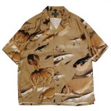 Nigel Cabourn（ナイジェル・ケーボン）ALOHA SHIRT（アロハシャツ） / Gyogun（魚群）