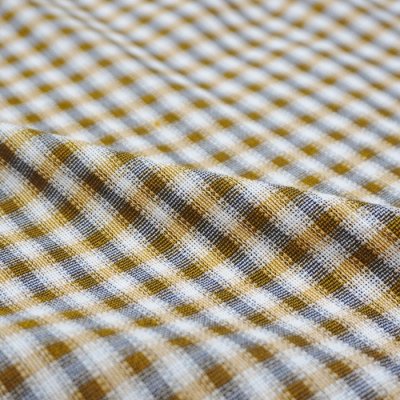 画像6: SERO（セロ）Dobby Omble SS Open Collar Shirt（ドビーオンブレショートスリーブオープンカラーシャツ） / Mustard（マスタード）