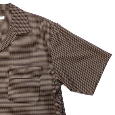 画像4: KAPTAIN SUNSHINE（キャプテンサンシャイン）Summer Wool Open Collar SS Shirt（サマーウールオープンカラーショートスリーブシャツ）/ Khaki Plaid（カーキチェック）