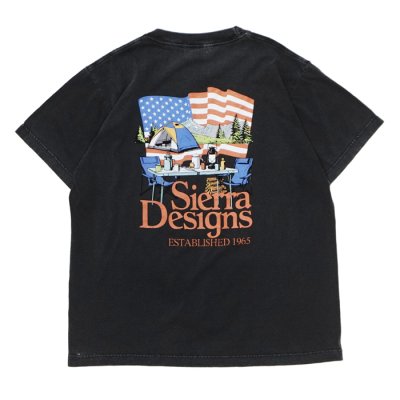 画像5: SIERRA DESIGNS（シエラデザインズ）AMERICAN CAMPING STYLE T-SHIRT S/S（アメリカンキャンピングスタイルTシャツ） / White（ホワイト）・Black（ブラック）