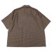 画像2: KAPTAIN SUNSHINE（キャプテンサンシャイン）Summer Wool Open Collar SS Shirt（サマーウールオープンカラーショートスリーブシャツ）/ Khaki Plaid（カーキチェック） (2)