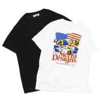 SIERRA DESIGNS（シエラデザインズ）AMERICAN CAMPING STYLE T-SHIRT S/S（アメリカンキャンピングスタイルTシャツ） / White（ホワイト）・Black（ブラック）