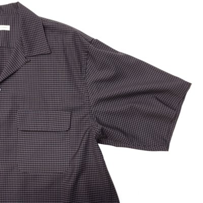 画像4: KAPTAIN SUNSHINE（キャプテンサンシャイン）Summer Wool Open Collar SS Shirt（サマーウールオープンカラーショートスリーブシャツ）/ Brown Plaid（ブラウンチェック）