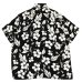 画像2: ENGINEERED GARMENTS（エンジニアードガーメンツ）Camp Shirt （キャンプシャツ）"Natural Tencel Floral" / Black（ブラック） (2)