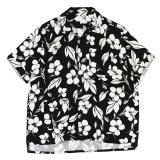 ENGINEERED GARMENTS（エンジニアードガーメンツ）Camp Shirt （キャンプシャツ）"Natural Tencel Floral" / Black（ブラック）