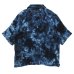 画像2: NEEDLES（ニードルズ）Cabana Shirt（カバナシャツ）"Mesh Jacquard Uneven Dye" / Charcoal（チャコール） (2)