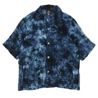 NEEDLES（ニードルズ）Cabana Shirt（カバナシャツ）"Mesh Jacquard Uneven Dye" / Charcoal（チャコール）
