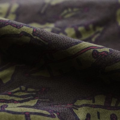 画像7: Gramicci（グラミチ）NYLON PACKABLE G-SHORT（ナイロンパッカブルGショーツ）"Recycle Nylon Print" / Navy Leaf（ネイビーリーフ）・Brown Leaf（ブラウンリーフ）