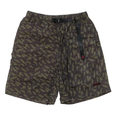 画像3: Gramicci（グラミチ）NYLON PACKABLE G-SHORT（ナイロンパッカブルGショーツ）"Recycle Nylon Print" / Navy Leaf（ネイビーリーフ）・Brown Leaf（ブラウンリーフ）