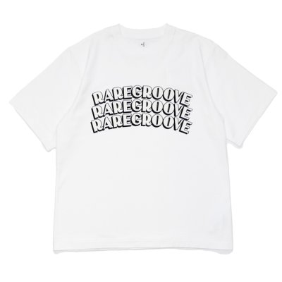 画像2: blurhms ROOTSTOCK（ブラームスルーツストック） Print Tee STANDARD（プリントTシャツ"スタンダード"）"RAREGOOVE" / White×White（ホワイト×ホワイト）・Ink Black×Ink Black（インクブラック×インクブラック）