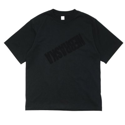 画像3: blurhms ROOTSTOCK（ブラームスルーツストック） Print Tee STANDARD（プリントTシャツ"スタンダード"）"NEBRASKA" / White×Red（ホワイト×レッド）・Ink Black×Black（インクブラック×ブラック）