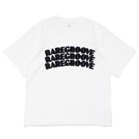 blurhms ROOTSTOCK（ブラームスルーツストック） Print Tee STANDARD（プリントTシャツ"スタンダード"）"RAREGOOVE" / White×Black（ホワイト×ブラック）