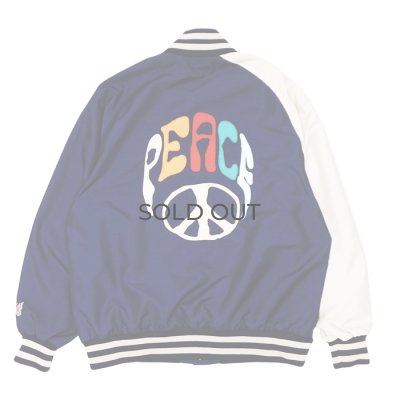 画像2: NEEDLES（ニードルズ）Stadium Jacket（スタジアムジャケット）"Poly Shantung" / Navy（ネイビー）