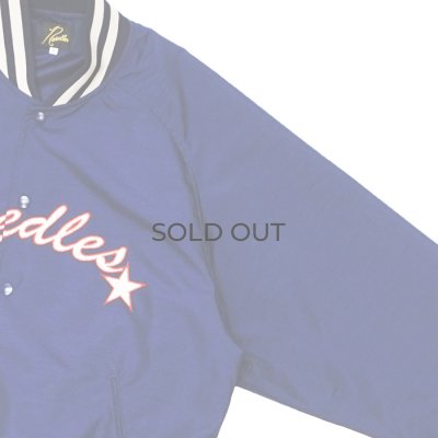 画像5: NEEDLES（ニードルズ）Stadium Jacket（スタジアムジャケット）"Poly Shantung" / Navy（ネイビー）