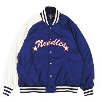 NEEDLES（ニードルズ）Stadium Jacket（スタジアムジャケット）"Poly Shantung" / Navy（ネイビー）