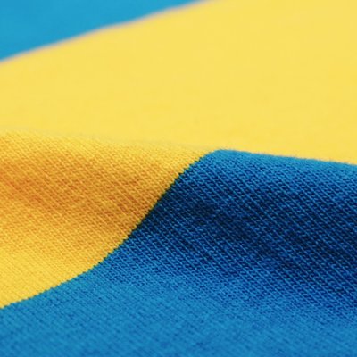 画像6: BARBARIAN（バーバリアン）Light Weight Rugby Collar Shirt S/S（ライトウェイト ラグビーカラーシャツS/S） / Gold×Cyan（ゴールド×シアン）