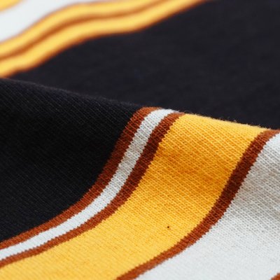 画像6: BARBARIAN（バーバリアン）Light Weight Rugby Collar Shirt S/S（ライトウェイト ラグビーカラーシャツS/S） / RUST×U,GOLD×Tangerine×Brown（ラスト×ゴールド×タンジェリン×ブラウン）