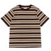 画像1: BARBARIAN（バーバリアン）Light Weight Crew Neck Shirt S/S（ライトウェイトクルーネックシャツS/S） / Maroon×Grey×Ivory×Olive（マルーン×グレー×アイボリー×オリーブ） (1)