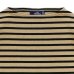 画像3: SAINT JAMES（セントジェームス）OUESSANT SHORT SLEEVE（ウエッソンショートスリーブ）"BORDER" / HAMAC×NOIR（ダークベージュ×ブラック） (3)