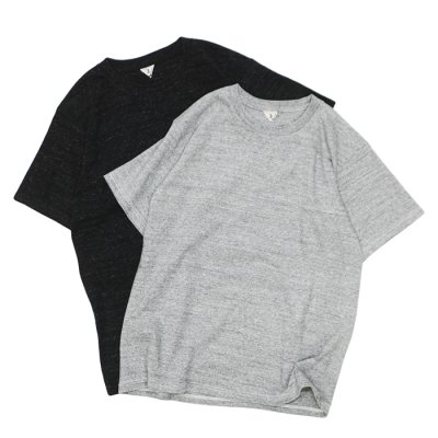 画像1: FilMelange（フィルメランジェ）DOS（ドス）"オーガニックラフィー天竺" / Campione Melange（カンピオーネメランジェ）・Black Melange（ブラックメランジェ）