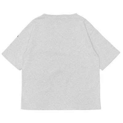 画像2: SAINT JAMES（セントジェームス）TEE LOOSE（五分袖ドロップショルダー）"SOLID" / GRIS CL（杢ライトグレー）