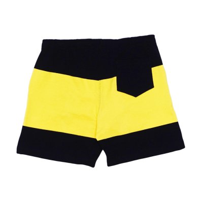 画像4: BARBARIAN（バーバリアン） Heavy Weight Knit Short Pants（ヘビーウェイトニットショートパンツ） / Navy Solid（ネイビーソリッド）・Navy×Yellow（ネイビー×イエロー）