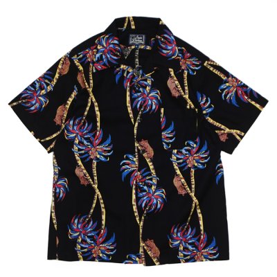 画像1: STUDIO D'ARTISAN（ステュディオ・ダ・ルチザン）アロハシャツ / Black（ブラック）