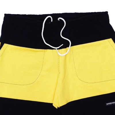 画像5: BARBARIAN（バーバリアン） Heavy Weight Knit Short Pants（ヘビーウェイトニットショートパンツ） / Navy Solid（ネイビーソリッド）・Navy×Yellow（ネイビー×イエロー）