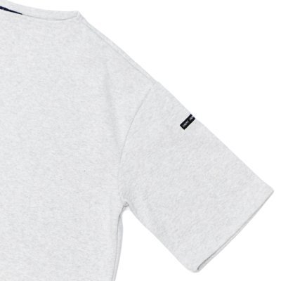 画像4: SAINT JAMES（セントジェームス）TEE LOOSE（五分袖ドロップショルダー）"SOLID" / GRIS CL（杢ライトグレー）