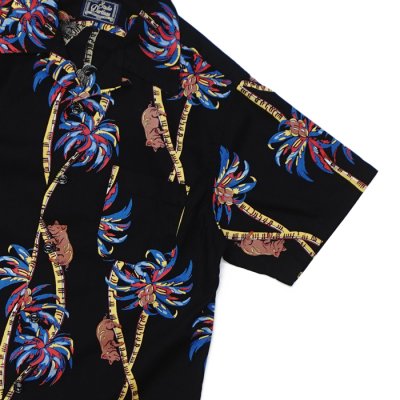 画像4: STUDIO D'ARTISAN（ステュディオ・ダ・ルチザン）アロハシャツ / Black（ブラック）