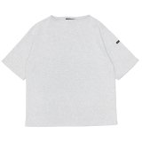 SAINT JAMES（セントジェームス）TEE LOOSE（五分袖ドロップショルダー）"SOLID" / GRIS CL（杢ライトグレー）