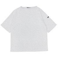 SAINT JAMES（セントジェームス）TEE LOOSE（五分袖ドロップショルダー）"SOLID" / GRIS CL（杢ライトグレー）