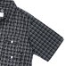 画像4: Post O'Alls（ポストオーバーオールズ）Town&Country HAVANA（タウン＆カントリーハバナ）"Cotton broadcloth check" / Black（ブラック） (4)